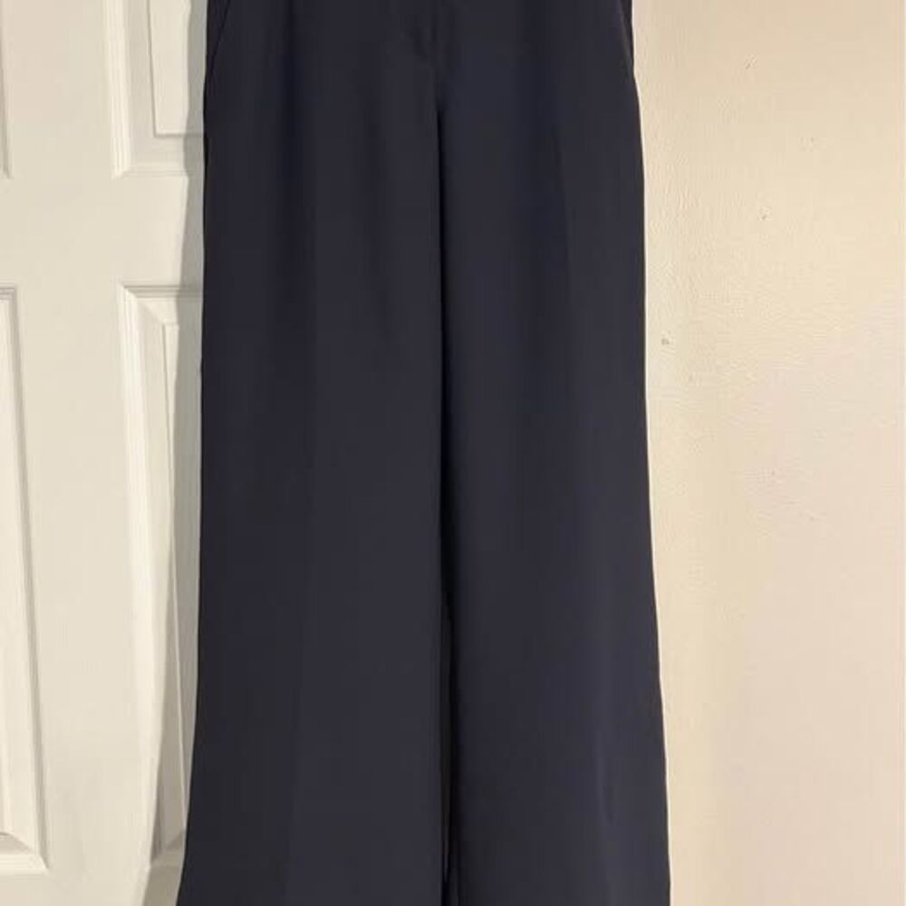 The Limited Cassidy Fit Women’s Size 6 Navy Wide Leg Dress Pants Trousers